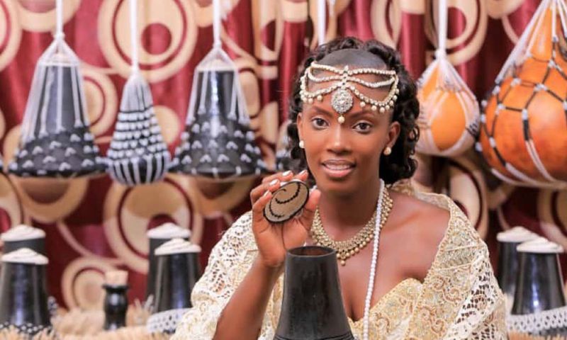 A bride in Ankole traditional marriage