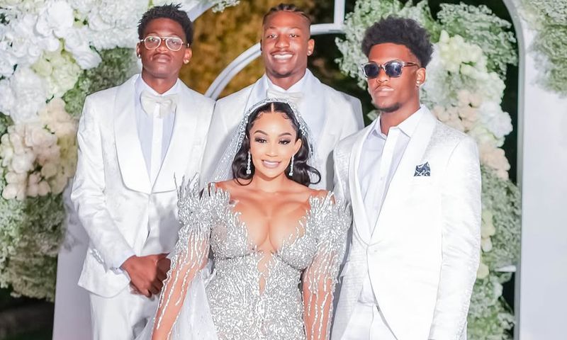 Zari with her sons
