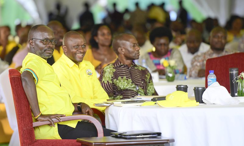 NRM MPs during their caucus last week