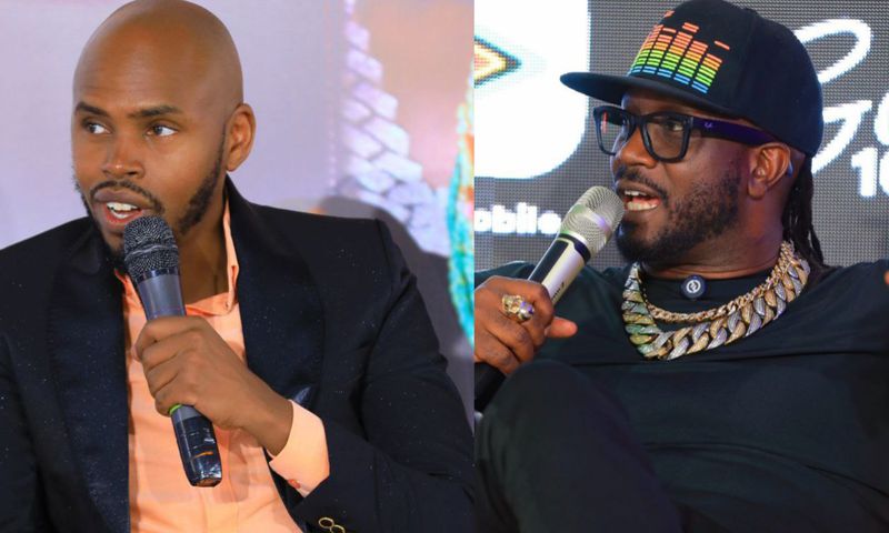 Alex Muhangi and Bebe Cool