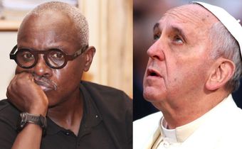 Robert Kabushenga and Pope Francis