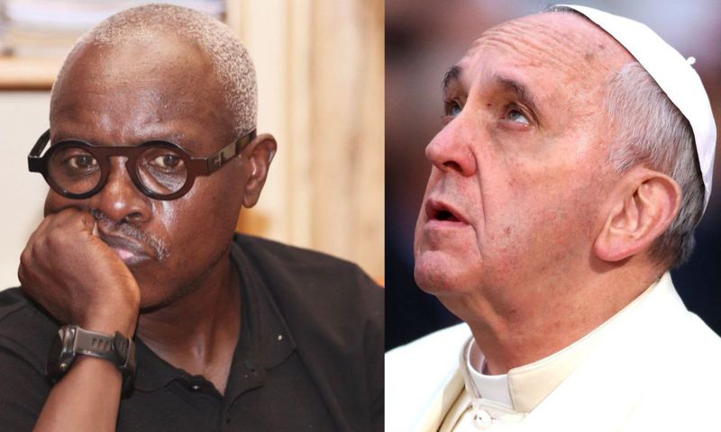 Robert Kabushenga and Pope Francis
