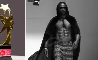 Stephen Sunday took home the Best Young Achiever Fashion Model of the Year award