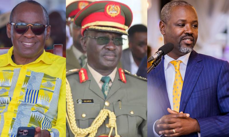 Mukula, Brig. Oluka and Tayebwa