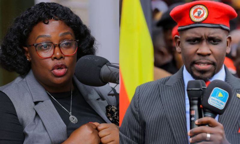 Joyce Bagala and Joel Ssenyonyi
