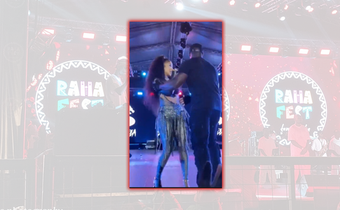 Shensea was whisked off the stage by security at Raha Fest Concert in Nairobi