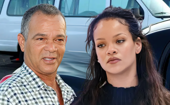 File image of Rihanna's father Ronald Fenty with the singer