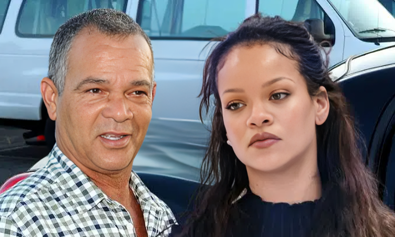 File image of Rihanna's father Ronald Fenty with the singer