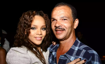 File image of Rihanna's father Ronald Fenty with the singer