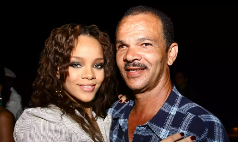 File image of Rihanna's father Ronald Fenty with the singer