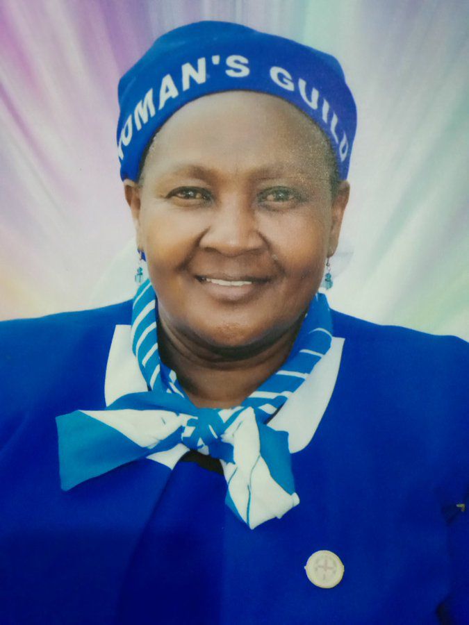 Justina Wamae's mother, the late Jeniffer Wambui Kinyanjui Wamae.