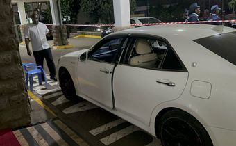 Kasipul Member of Parliament Charles Were's car