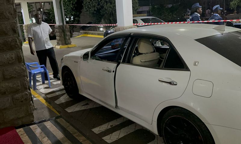 Kasipul Member of Parliament Charles Were's car