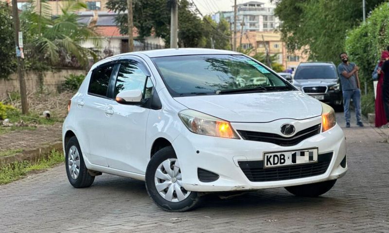 2013 Toyota Vitz parked
