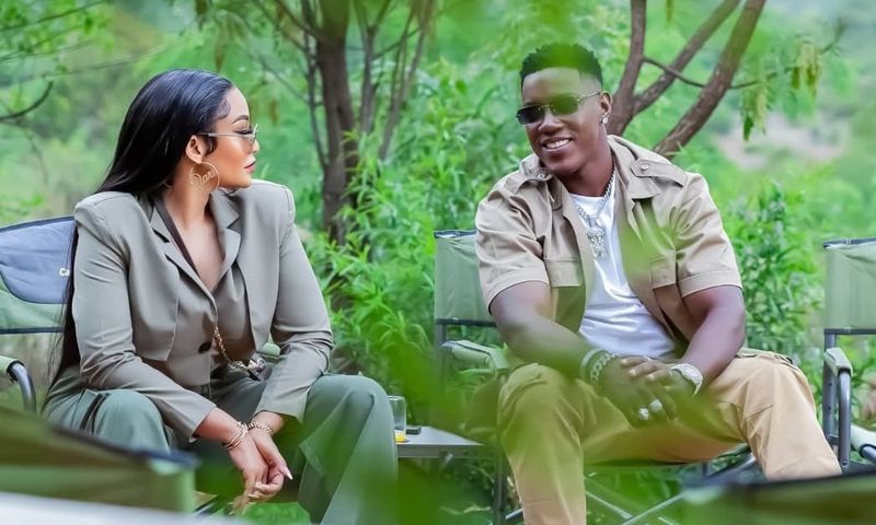 Zari Hassan with her husband Shakib Lutaaya