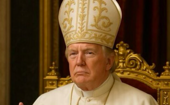 Reactions after Trump posted an image of himself as pope on social media