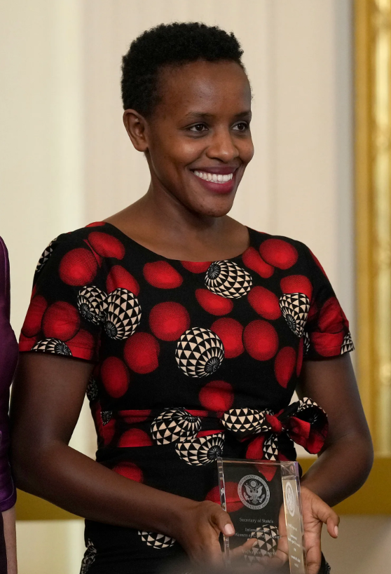 Agather Atuhaire Holding Award