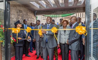 President William Ruto on Tuesday officially opened the Central Bank of Kenya (CBK) Police Housing Complex located in Nairobi’s Industrial Area. 