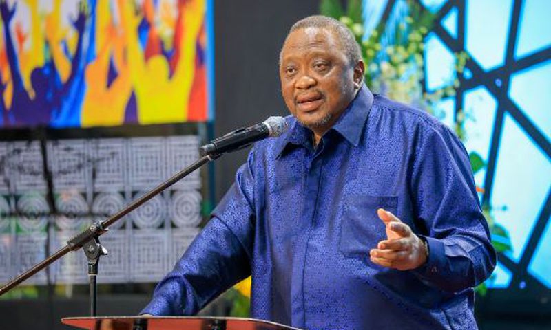 Retired President Uhuru Kenyatta