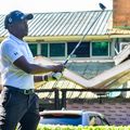 A golfer in action during the NCBA Golf Series tournament held at Thika Sports Club on May 3, 2025
