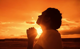 Someone praying