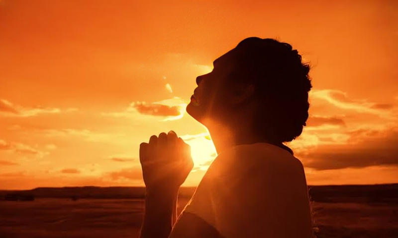 Someone praying