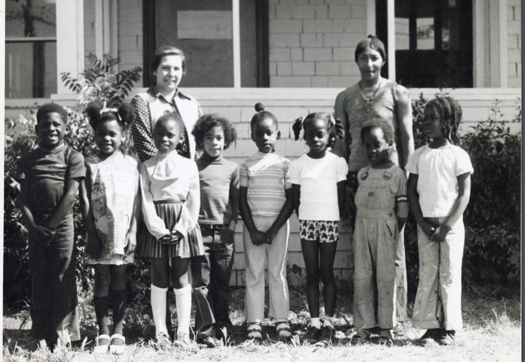Photograph of the 1974 Nairobi Day School Kindergarten Class in East Palo Alto