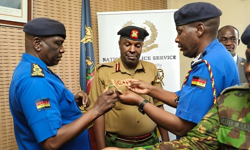 Police IG Douglas  Kanja appoints Assistant IG Police Charles Mutuma as Commandant of newly formed National Government Administration Police Unit