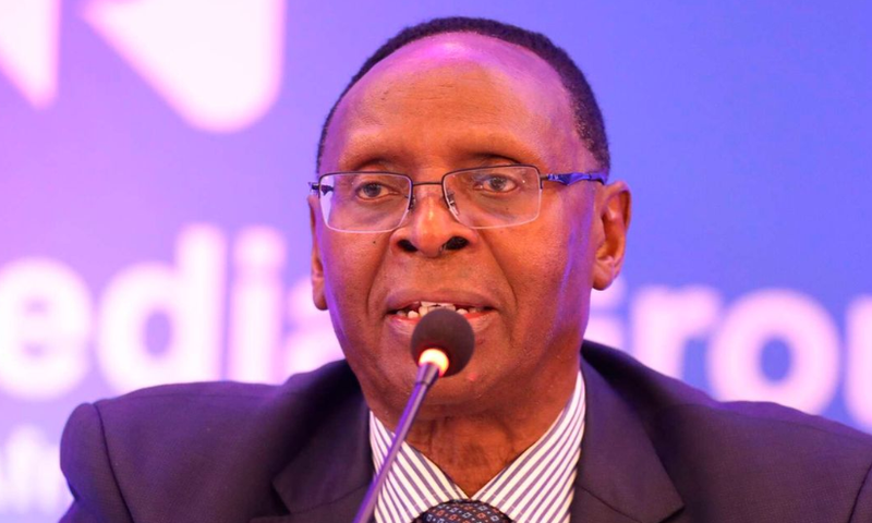 Outgoing Nation Media Group Chairman Dr Wilfred Kiboro