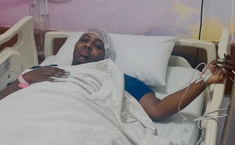 Content creator Milly Chebby in hospital