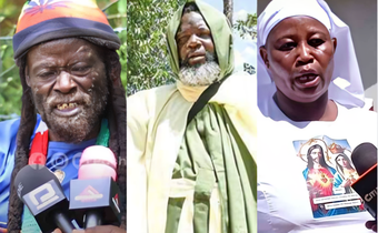 Alfred Ndeta from Kakamega, Eliud Wekesa aka ‘Yesu waTongaren’ and Judith Nafula from Busia County who claim that they are the biblical God, Jesus and biblical Virgin Mary respectively