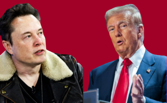 An image of Tesla CEO Elon Musk and U.S. President Donald Trump
