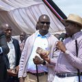 Kapseret MP Oscar Sudi presiding over a funds drive to support the Kapseret Economic Empowerment Programme on Friday, June 6, 2025