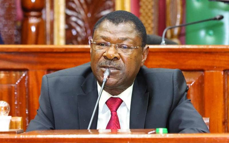 “The dual role is unlawful and unconstitutional. Once he became Speaker of the National Assembly, he ceased to be the leader of Ford Kenya.
