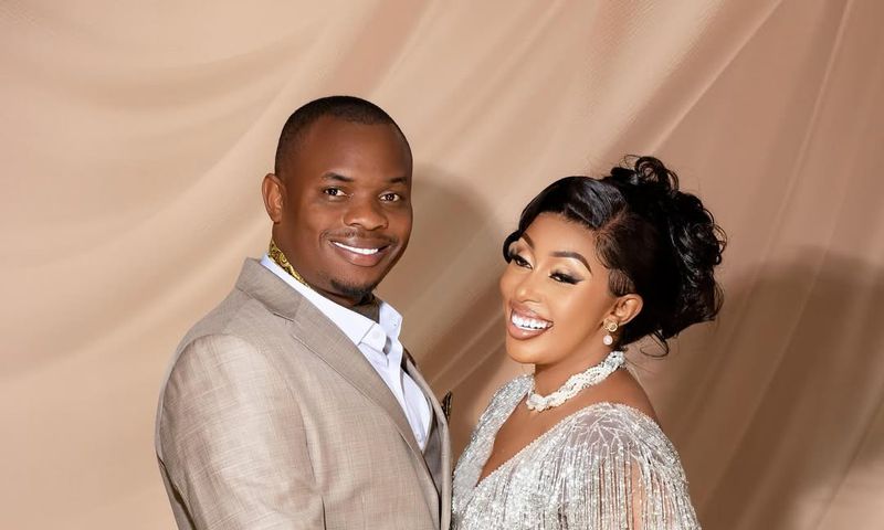 Kennedy Rapudo and his partner Amber Ray