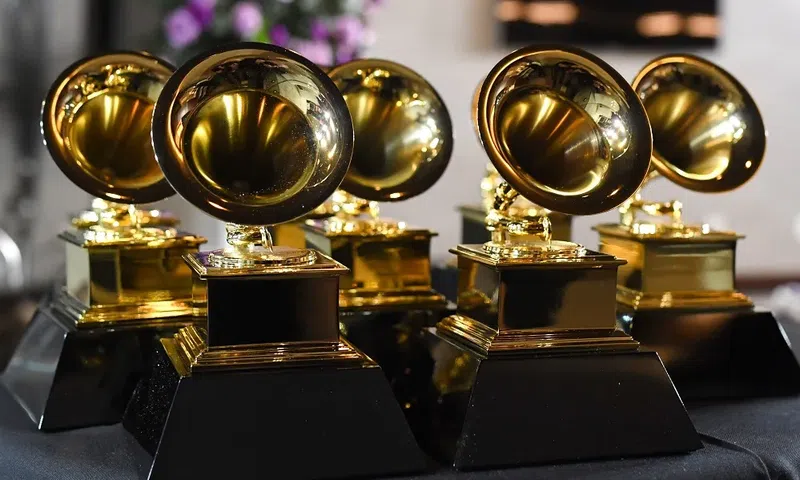 Grammy Awards trophies