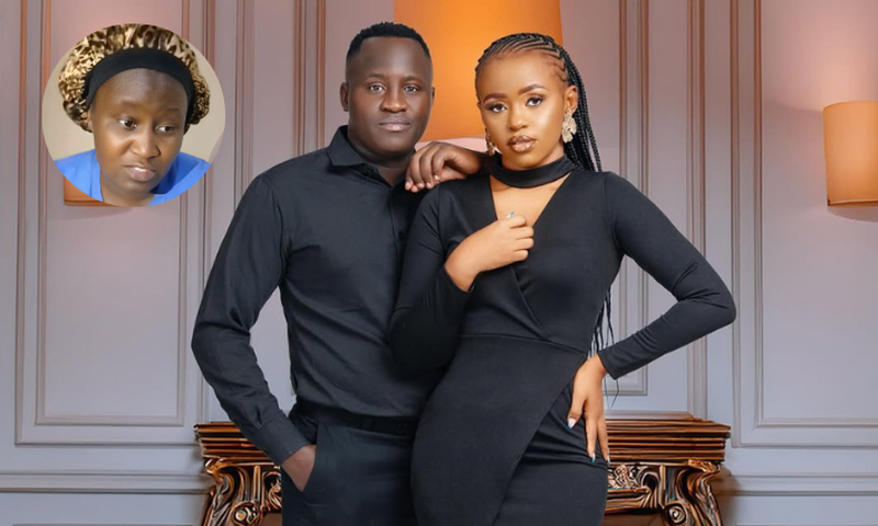 Nicholas Kioko with his wife Wambo Ashley