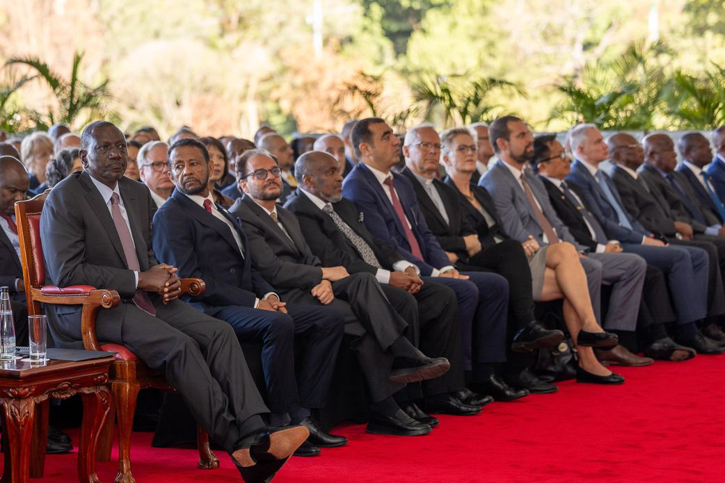 President William Ruto speaking at State House, Nairobi