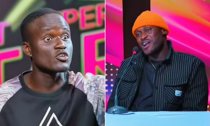 A collage of Rapper Spitter 99 and King Kaka