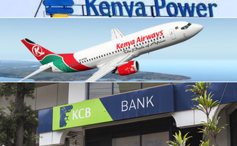 Kenya Power, KQ and KCB Bank