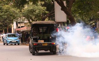 Police have hurled teargas canisters at youths and activists who took to the streets of Nairobi’s Central Business District (CBD) on Thursday, June 12, 2025.