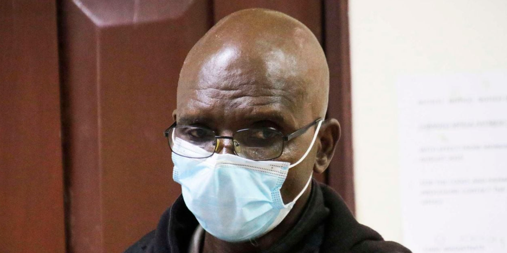 Police Constable Chibungu Sanga appearing before the High Court in Nyeri