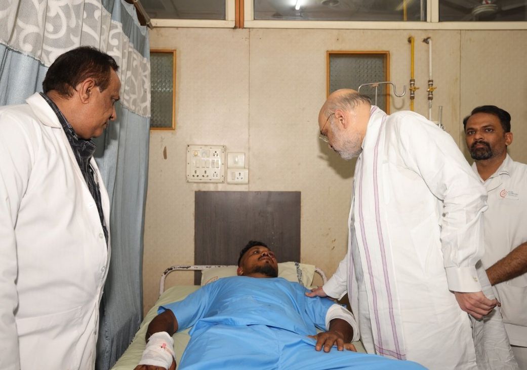 Vishwash Kumar Ramesh in hospital