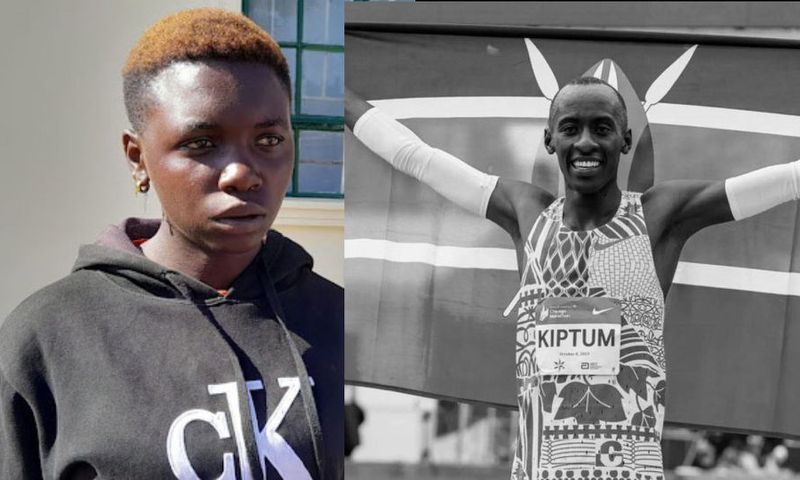 Ednah Awuor, the mother of the late marathoner Kelvin Kiptum’s daughter