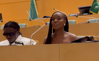 Nikita Kering at the AU headquarters