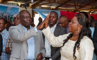 Former Deputy President Rigathi Gachagua and his spouse Dorcas Gachagua
