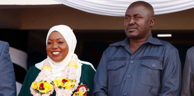 Kwale Governor Fatuma Achani with her husband Ali Kanga