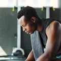 A man in gym