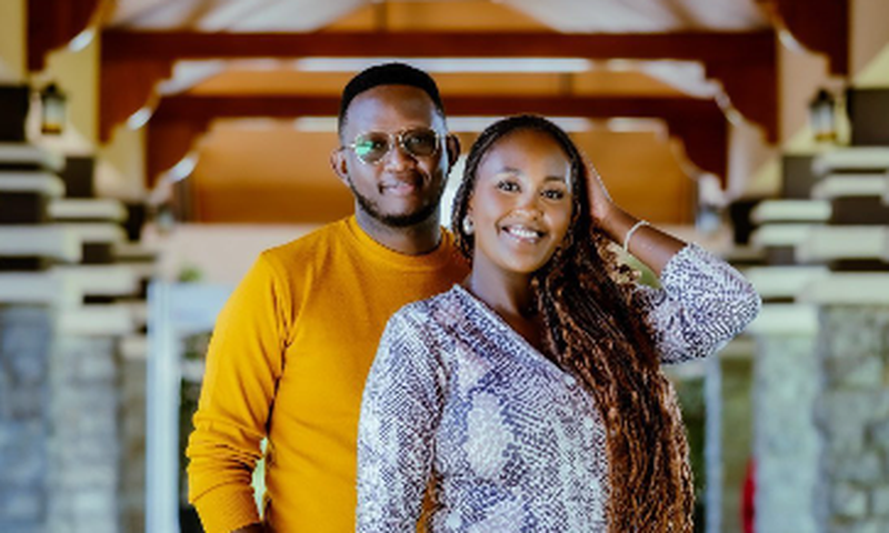 Daddie Marto with his ex-wife Christine Kokundeera