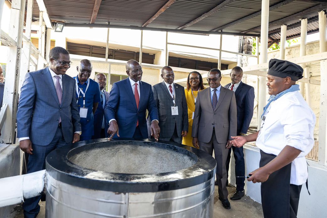 President William Ruto during the launch of Liquefied Petroleum Gas (LPG) initiative